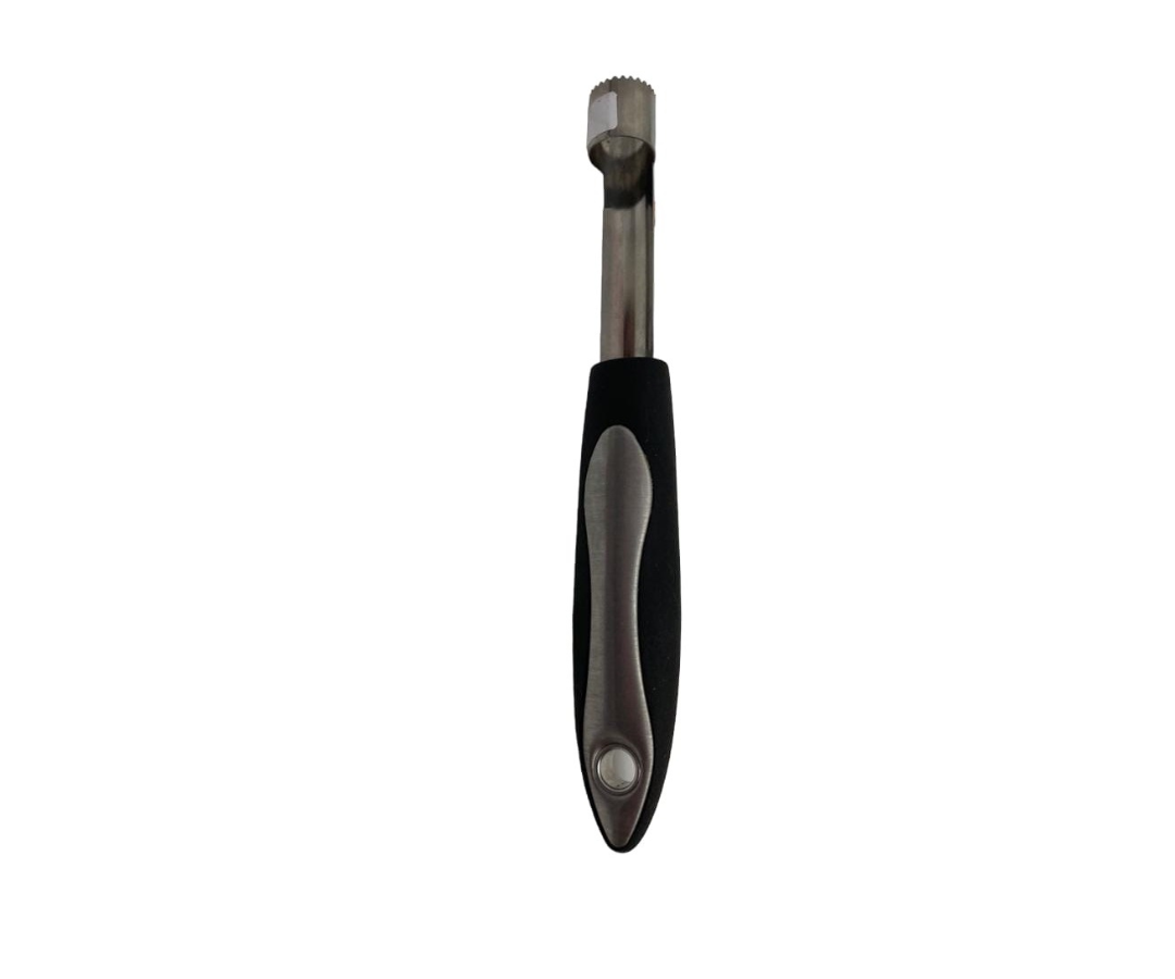 Extractor de Pulpa Ecko Inoxidable | Mango Ergonómico de Goma, 20 cm, Ligero y Preciso