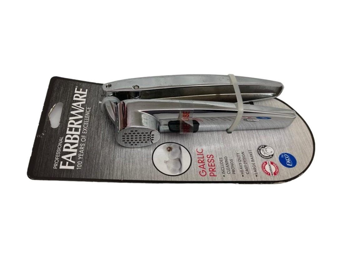 Machacador de Ajos Farberware Professional | Acero Inoxidable, 16 cm, Durable y Eficiente