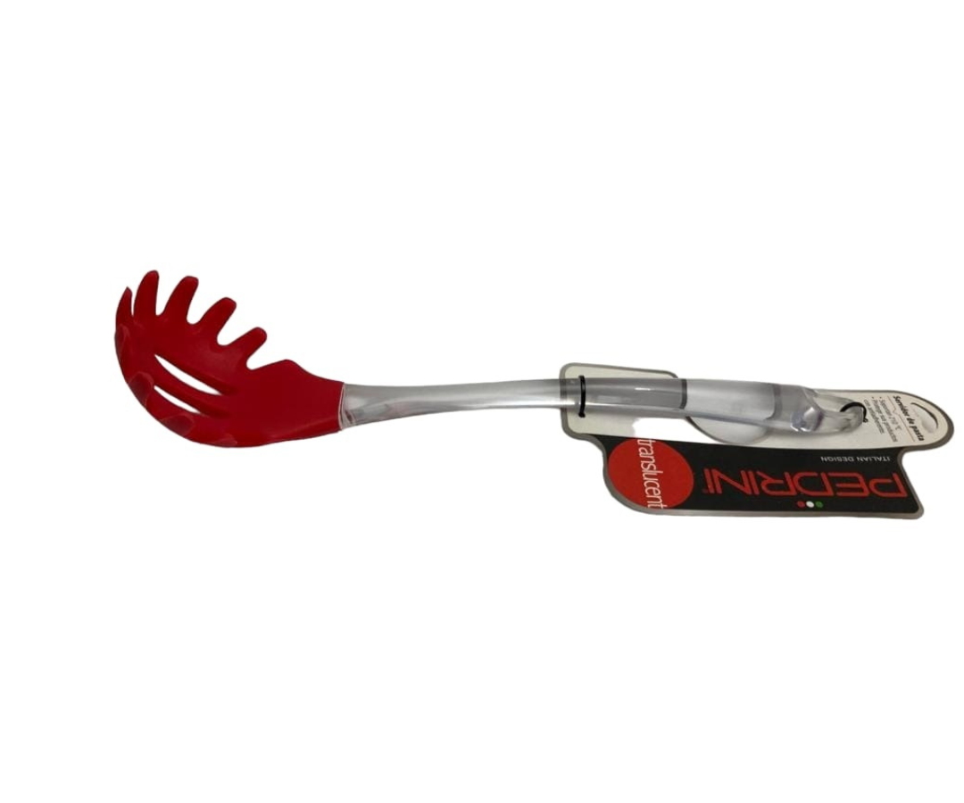 Servidor de Pasta Pedrini Italian Design | Cabezal de Silicón, Mango de Policarbonato, 30 cm, Protege Anti-Adherentes