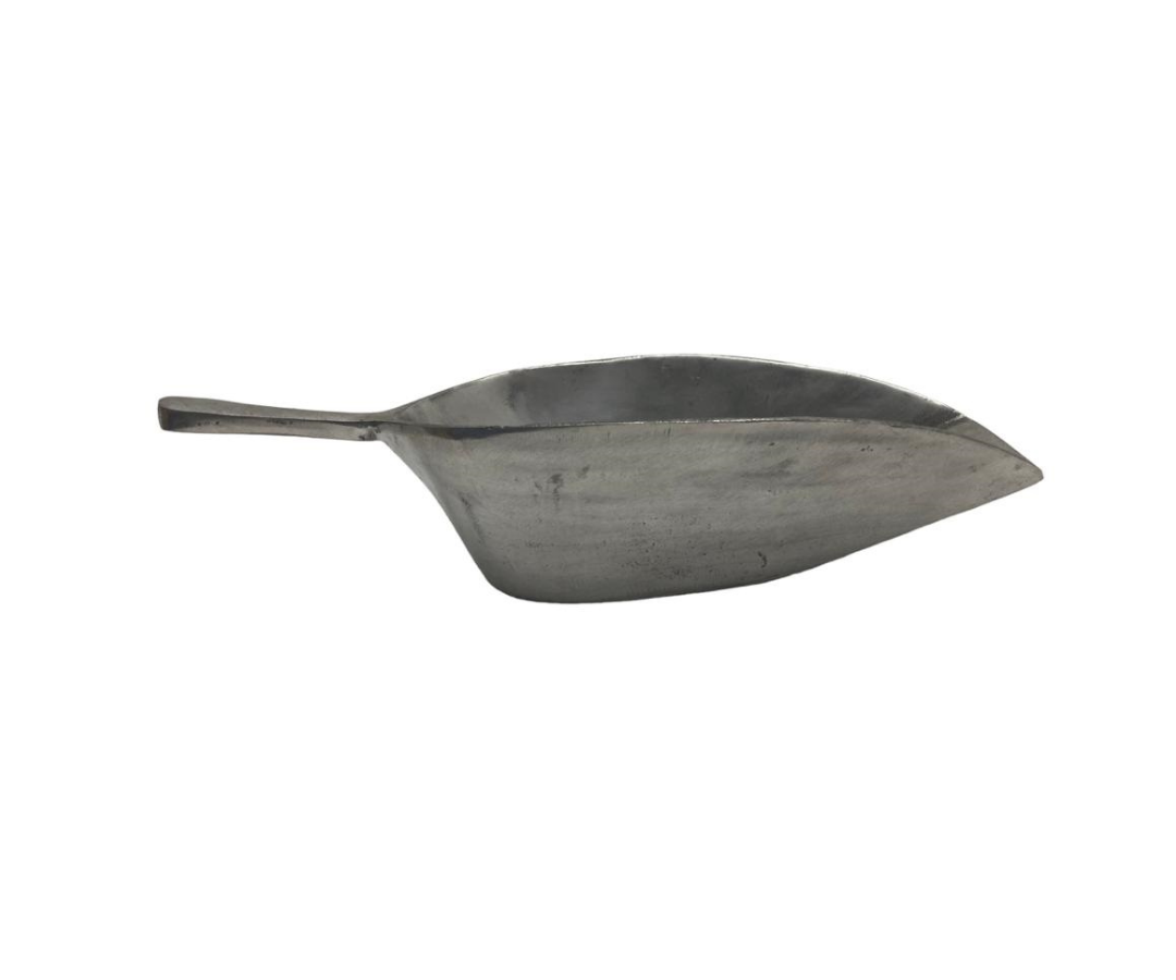 Cucharón de Aluminio Pulido de 2 Kilos | 38 x 16 cm – 780 g – Robusto y Duradero