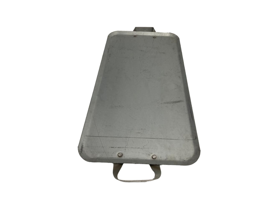 Comal Galvanizado Rectangular | 24 x 46 cm, 1.042 kg – Resistente