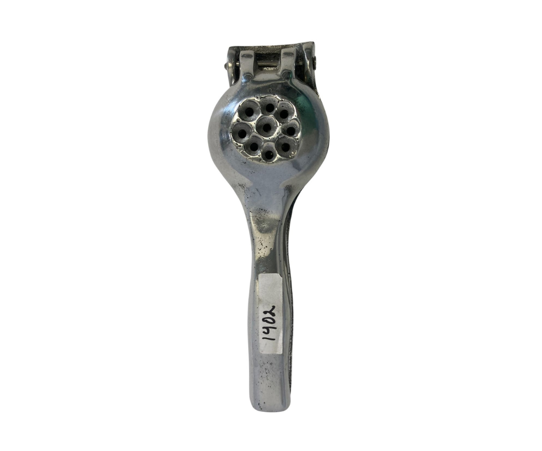 Exprimidor de Limón Grande de Aluminio Pulido | 20 cm, 348 g – Potencia y Durabilidad