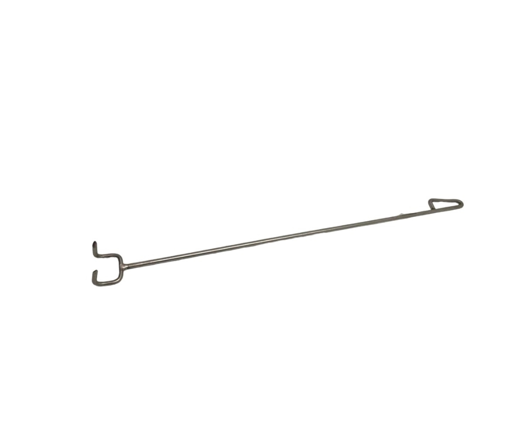 Gancho de Alambrón para Carnitas Cromado | 70 cm – 354 g – Firme y Resistente