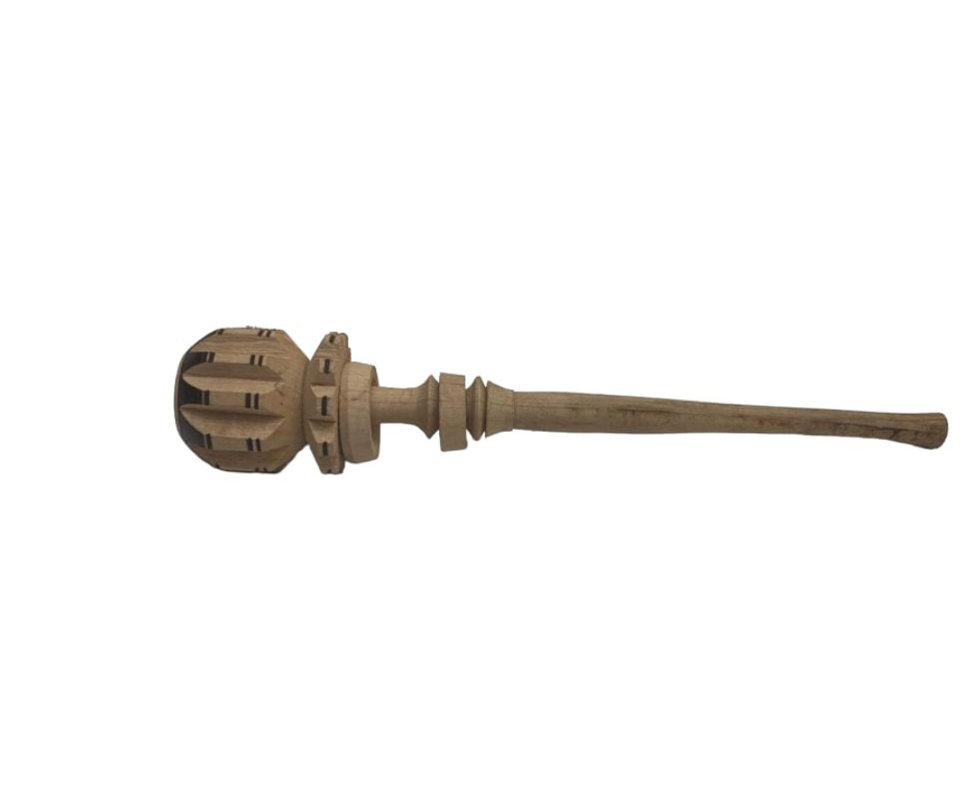 Molinillo de Madera para Bebidas Calientes | 32 cm, 114 g – Chocolate, Atole y Champurrado