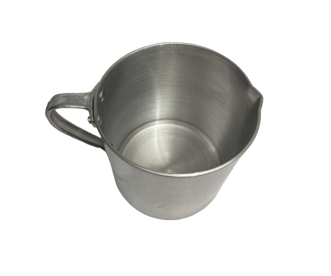 Pocillo de Aluminio Triple Fuerte #14 | 14 cm diámetro x 15 cm alto – 400 g – Duradero y Resistente