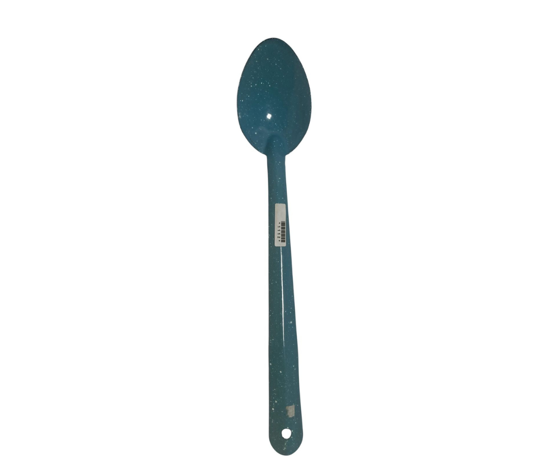 Cuchara de Peltre #3 Azul 42 cm | Resistente, Grande y Perfecta para Ollas