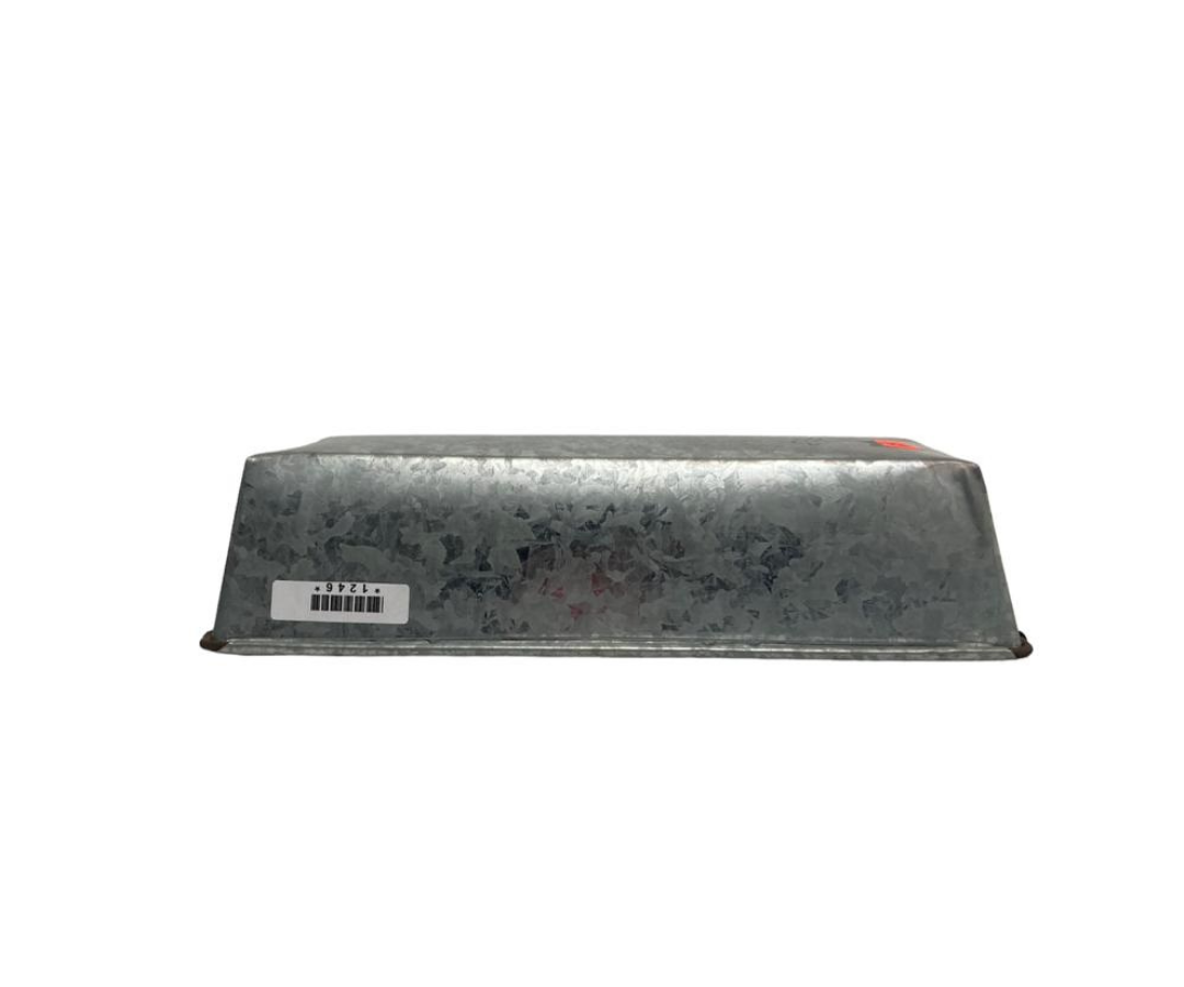 Molde Galvanizado Rectangular #3 | 11.5 x 27 cm – 218 g – Resistente y Funcional