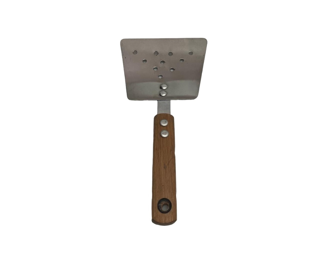 Hamburguesero Inoxidable Corta 16 cm Perforada | 28.5 x 16 cm – 200 g – Resistente y Funcional