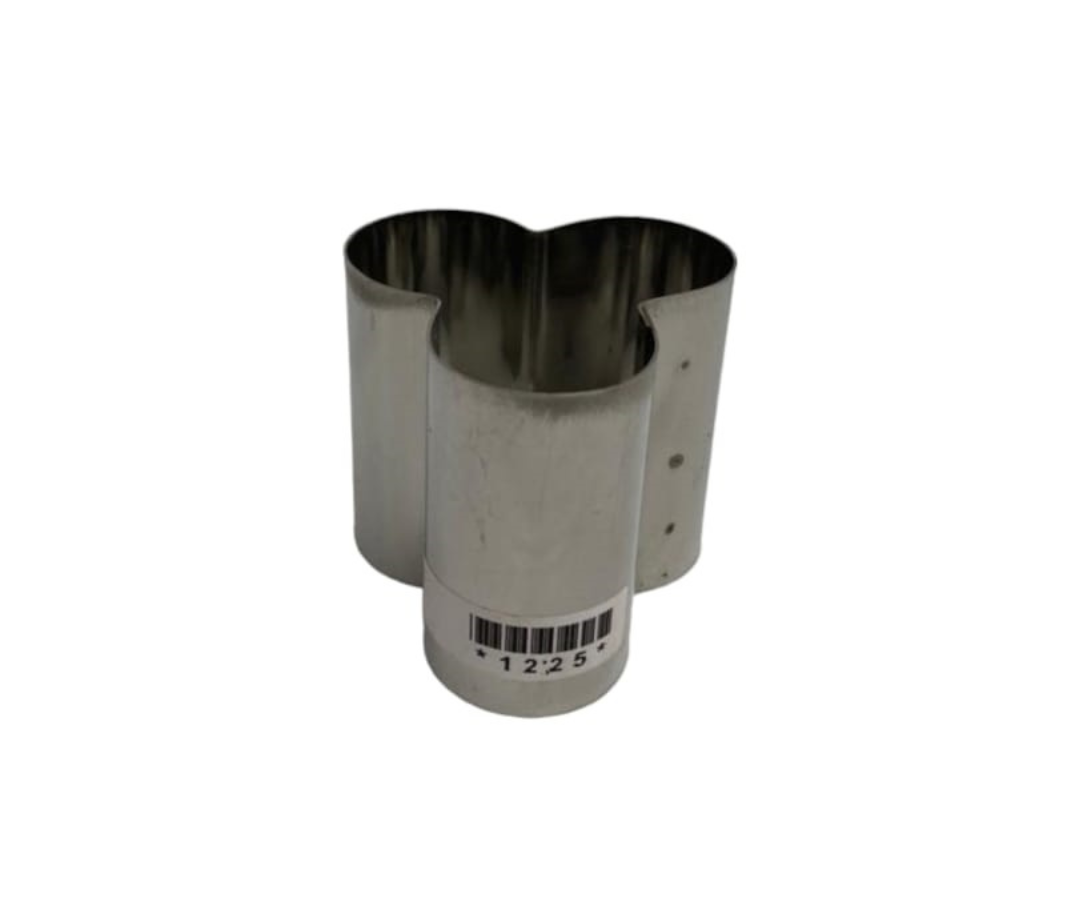 Molde de Acero Inoxidable Forma de Trébol | 7 cm x 5.7 cm, 60 g – Divertido y Resistente