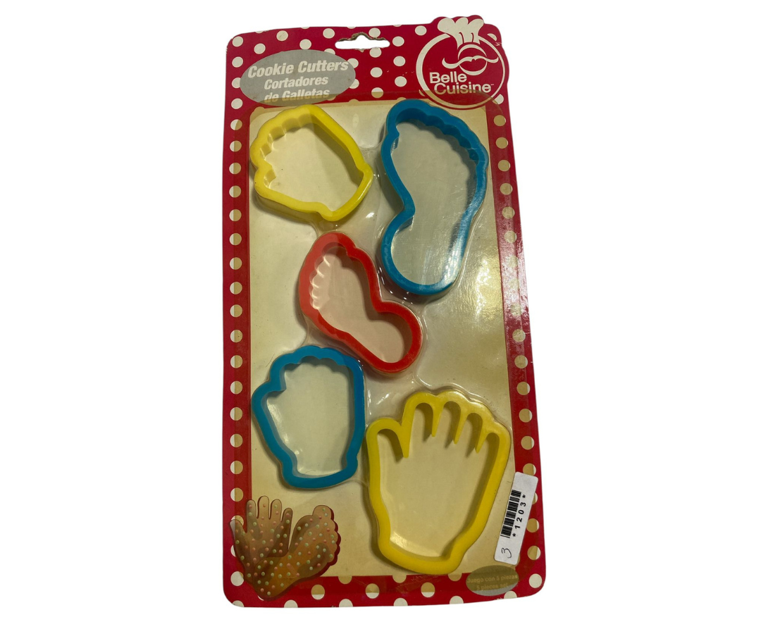 Juego de Cortadores de Galletas Belle Cuisine 5 Piezas | 32 x 17 cm, 64 g – Creativo y Versátil (Copia) (Copia)
