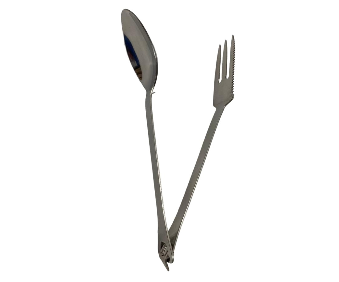 Pinzas Tenazas para Ensalada y Hielos de Acero Inoxidable | Uriasav, 22 cm, Resistentes y Versátiles