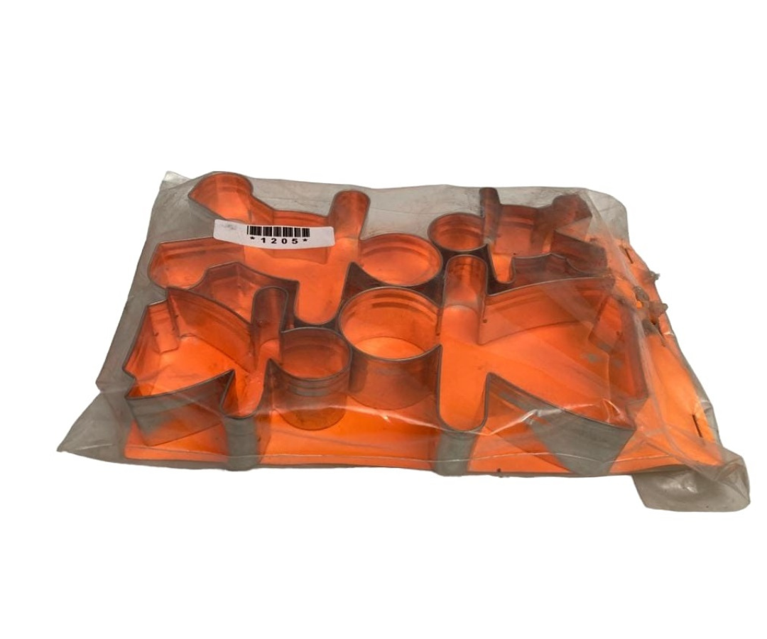 Juego de Cortadores de Galletas de Fierro Grande | 14 x 20 cm, 84 g – Resistentes y Versátiles