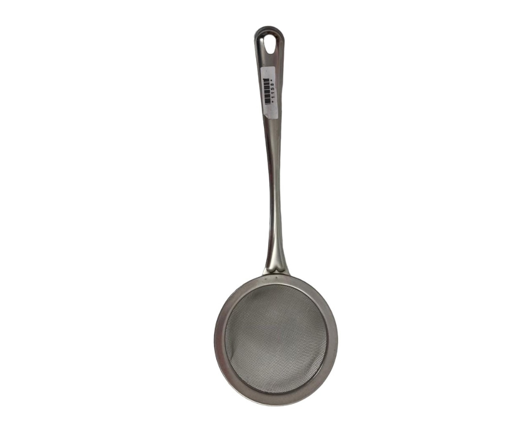 Espumadera China Grande de Acero Inoxidable | 32 cm, Diámetro 10 cm, Resistente y Versátil