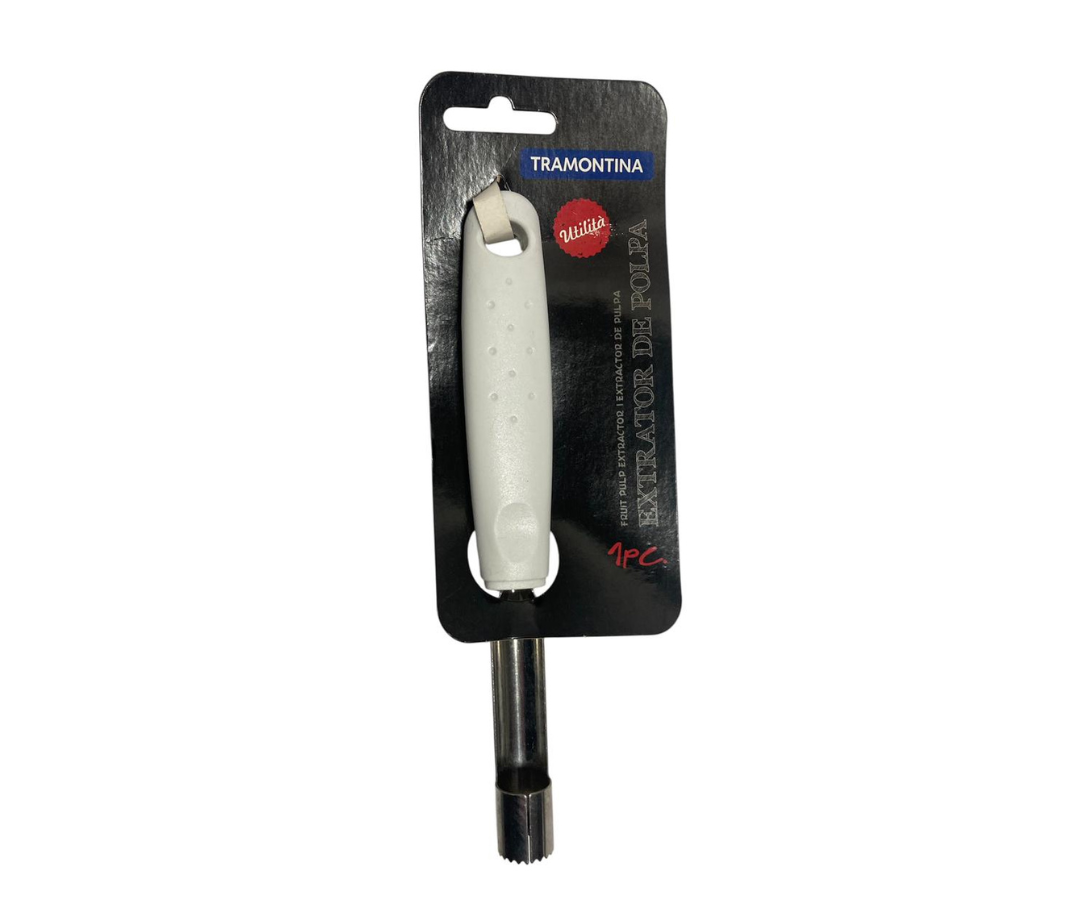 Extractor de Pulpa Tramontina | Acero Inoxidable, Cabo de Polipropileno, 19 cm