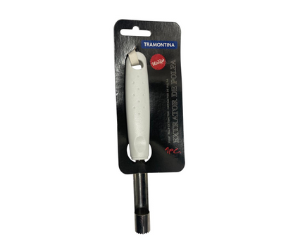 Extractor de Pulpa Tramontina | Acero Inoxidable, Cabo de Polipropileno, 19 cm