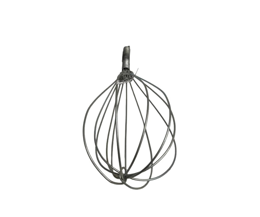 Batidor de Globo Galvanizado #3 | 36 cm, 204 g – Grande, Resistente y Profesional