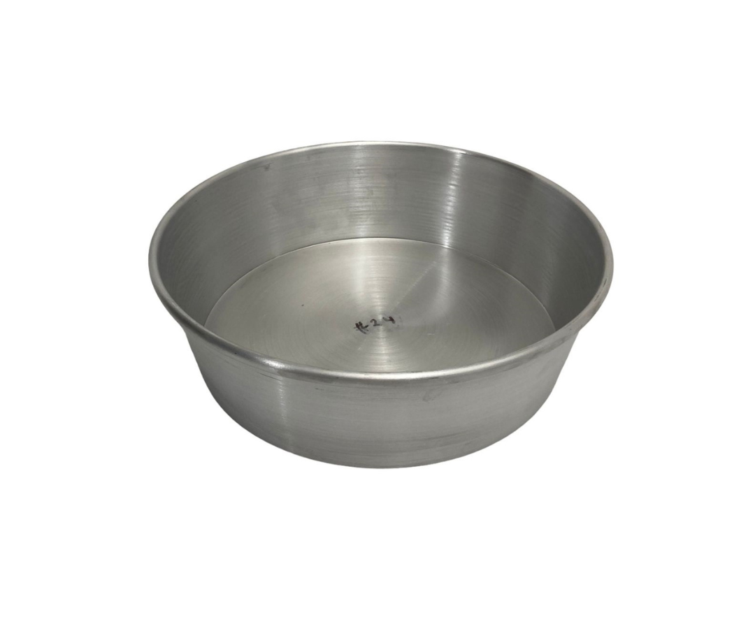 Molde de Aluminio para Pastel Redondo #24 | 24 x 9 cm – Ligero y Resistente
