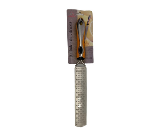 Rallador de Cítricos Vencort | Acero Inoxidable con Filo Láser, Mango Ergonómico, Seguro y Preciso