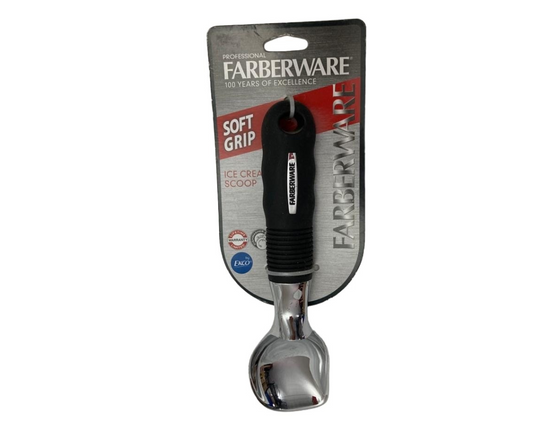 Servidor de Helado Farberware | Mango Ergonómico de Goma, Punta de Acero Inoxidable, 21 cm