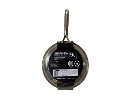Sartén Acero Inoxidable HC Home Collection 20 cm | 580 g – Durable y Profesional