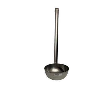 Cucharón Inoxidable #16 | 16 cm diámetro x 53 cm – 356 g – Resistente y Profesional
