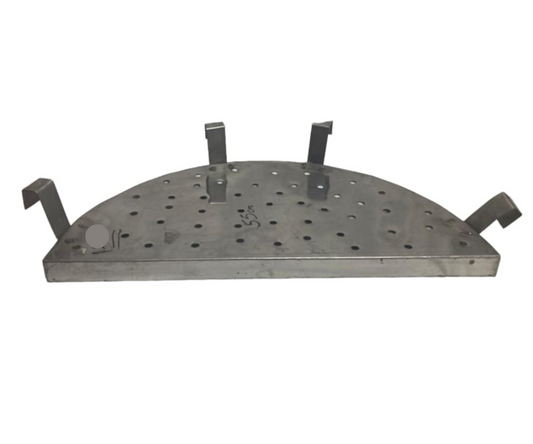 Media Luna Inoxidable | 55 x 28.5 cm – 1,134 g – Especial para Cazo de Carnitas