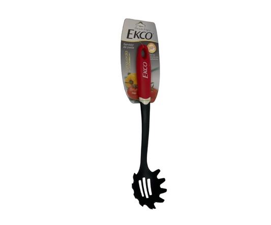 Servidor de Pasta Ecko | Mango Ergonómico, Resistente hasta 210°C, 31 cm, Protege Utensilios Anti-Adherentes