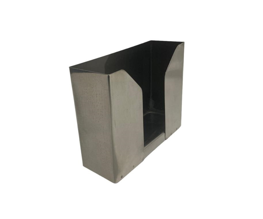 Servilletero Inoxidable de Caja Cuadrado | 11.5 x 14.5 cm – 182 g – Práctico y Elegante