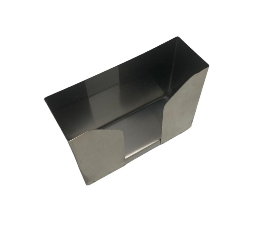 Servilletero Inoxidable de Caja Cuadrado | 11.5 x 14.5 cm – 182 g – Práctico y Elegante