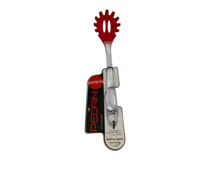 Servidor de Pasta Pedrini Italian Design | Cabezal de Silicón, Mango de Policarbonato, 30 cm, Protege Anti-Adherentes