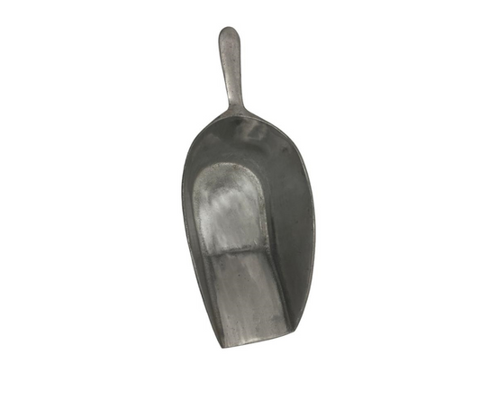 Cucharón de Aluminio Pulido de 2 Kilos | 38 x 16 cm – 780 g – Robusto y Duradero