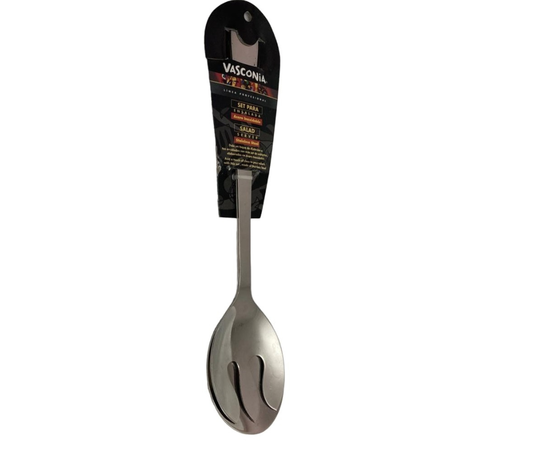 Set para Ensalada Vasconia | Cuchara y Tenedor Acero Inoxidable, 27.9 cm