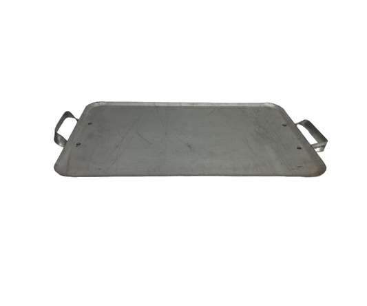 Comal Galvanizado Rectangular | 24 x 46 cm, 1.042 kg – Resistente
