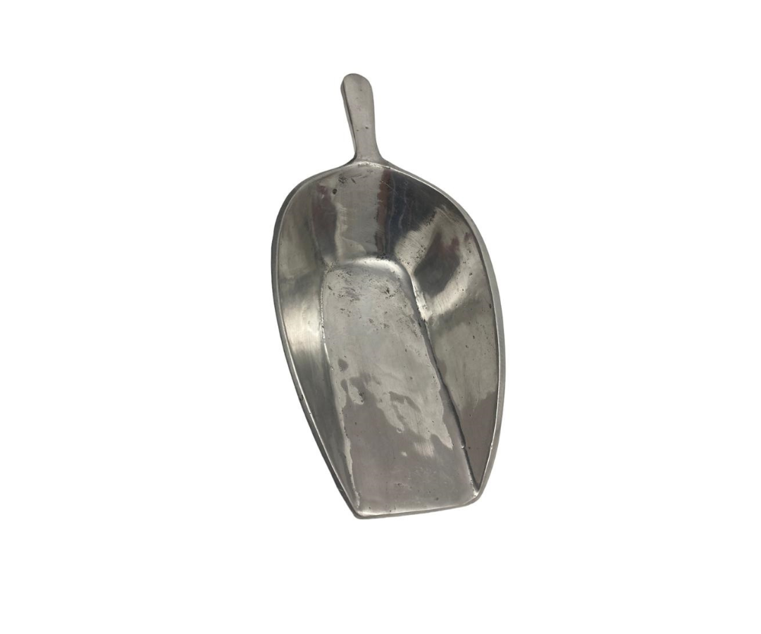 Cucharón de Aluminio Pulido – 1 kg | 36 x 15 cm – 624 g – Versátil y Resistente