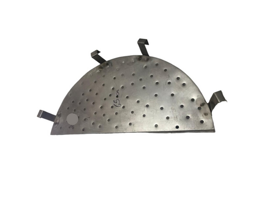 Media Luna Inoxidable | 65 x 31 cm – 1,134 g – Especial para Cazo de Carnitas