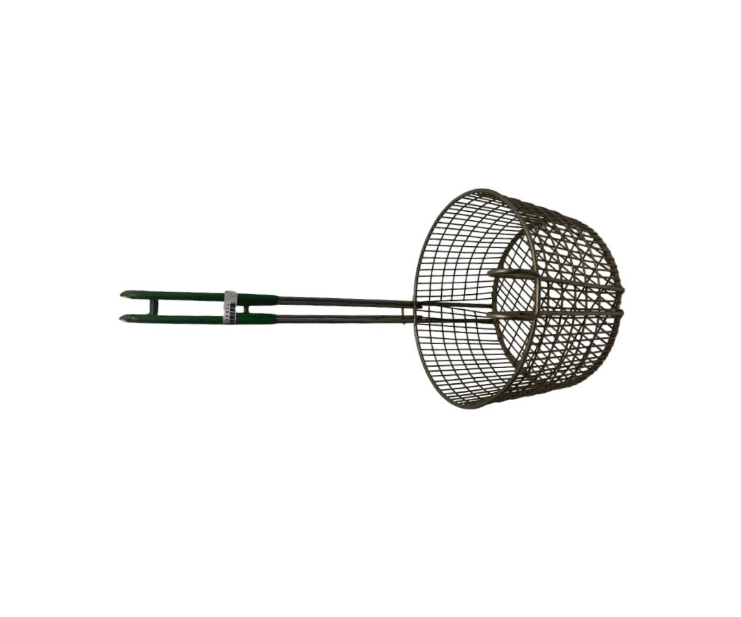 Canastilla Niquelada Redonda Chica | 17 cm Ø x 40 cm – 600 g – Resistente y Tradicional