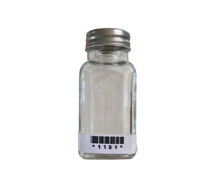 Salero Cuadrado en Frasco de Vidrio | 9 x 4 cm, 98 g – Práctico y Moderno