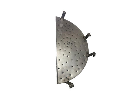 Media Luna Inoxidable | 65 x 31 cm – 1,134 g – Especial para Cazo de Carnitas