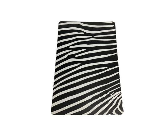 Mantel Tapete Negro con Blanco | 48 x 28 cm – 7.6 g – Elegante y Funcional