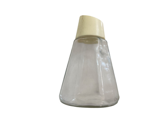 Salero hexagonal en Frasco de Vidrio | 9.5 x 6 cm, 82 g – Práctico y Moderno