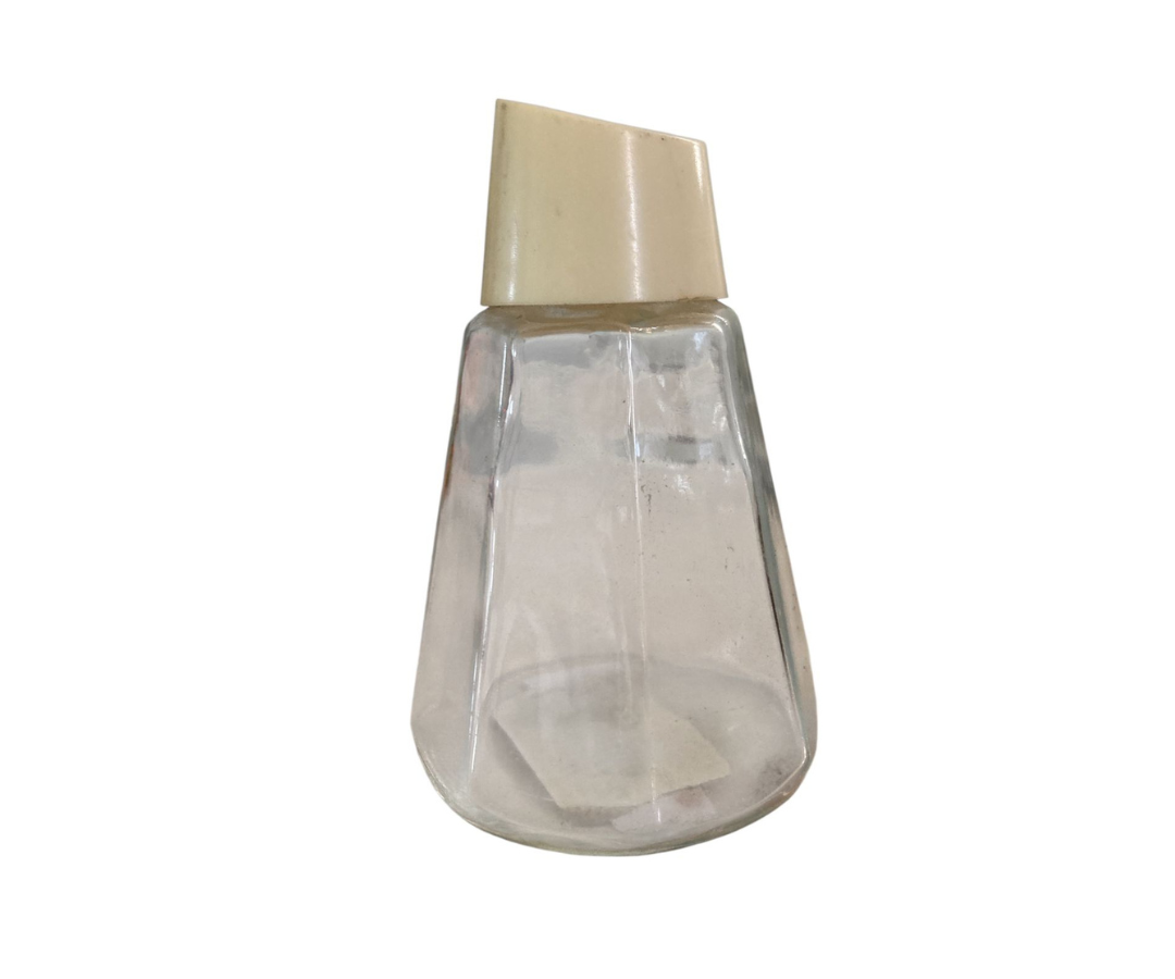 Salero hexagonal en Frasco de Vidrio | 9.5 x 6 cm, 82 g – Práctico y Moderno