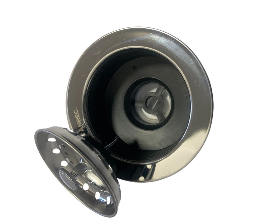 Contracanasta para Fregadero 3 1/2" de Acero Inoxidable | Anbec, Resistente y Fácil de Instalar