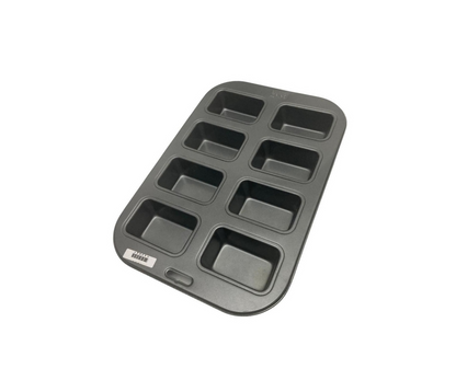 Molde para Panqué de 8 Piezas Belle Cuisine | 25 x 36.5 cm – 522 g – Resistente y Práctico