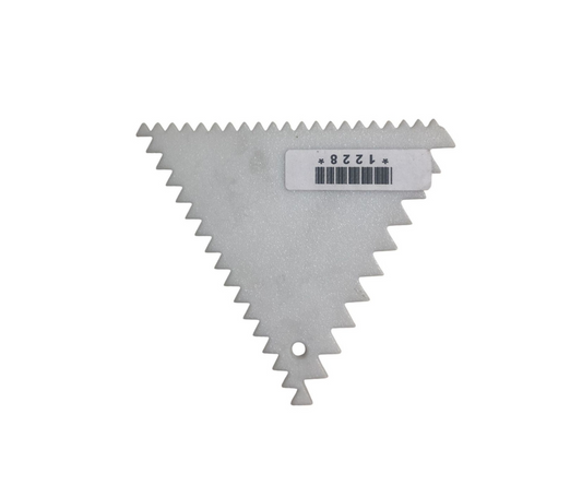 Peine de Plástico Triangular para Repostería | 9 x 10 cm – Práctico y Creativo