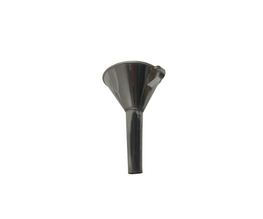 Embudo Inoxidable para Moronga de Estaño | 20 x 13 cm – 132 g – Resistente y Práctico