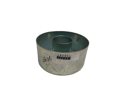 Cortador de Dona Galvanizado Pocillo #10 | 6 cm x 10 cm, 126 g – Resistente y Profesional