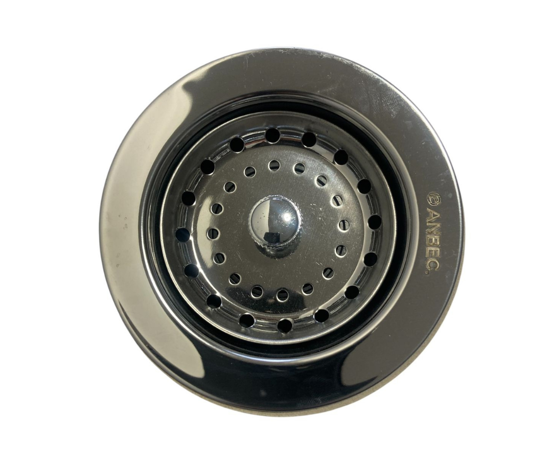 Contracanasta para Fregadero 3 1/2" de Acero Inoxidable | Anbec, Resistente y Fácil de Instalar