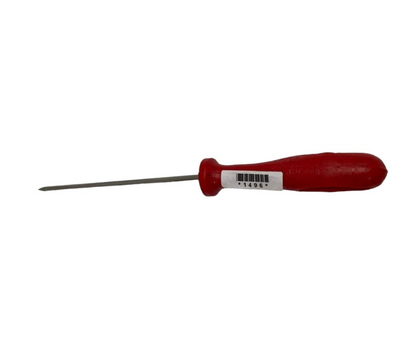Picahielo con Mango Rojo de Plástico Duro | 31 cm, 64 g – Resistente y Ergonómico
