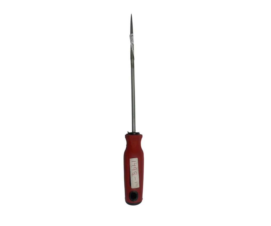 Picahielo con Mango Ergonómico Rojo y Negro | 31 cm, 112 g – Resistente y Versátil