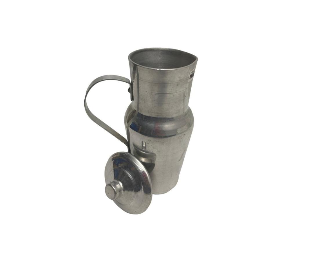 Pocillo de Aluminio con Tapa | 7 x 19 cm – 154 g – Práctico y Seguro